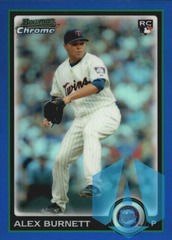 2010 Bowman Draft Chrome Blue Refractor 135/199 Alex Burnett #BDP92 Rookie